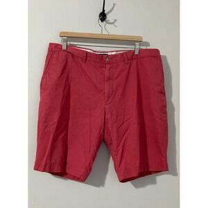 Polo Ralph Lauren Mens Chino Shorts Size 40 Red Straight Fit Summer Boat Logo